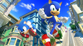 Cartoon character rocket city buildings - cliff childs free wallpaper