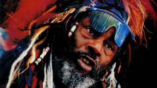 Man dreadlocks beard colorful headdress - a blue hat free wallpaper