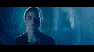 Rainy blue portrait eve rider - cinematic free wallpaper