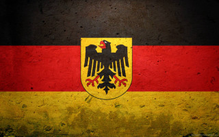 Flag bird wall grungy effect - ernst free wallpaper
