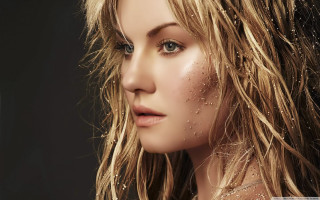 Wet hair glitter face black - david lachapelle free wallpaper