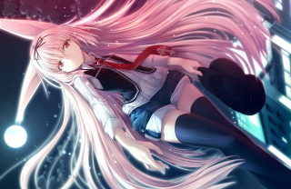 Girl long hair hat flying - long hair and a hat free wallpaper