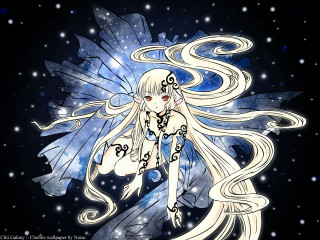 Girl white hair blue dress 2 - long white hair free wallpaper for desktop
