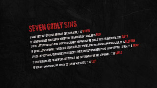 Black red wallpaper quote seven - in gta v free wallpaper