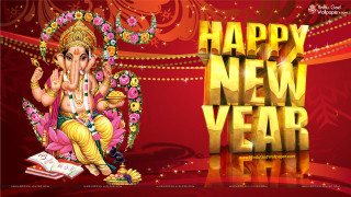 Happy new year greeting gandap - free new year wallpaper
