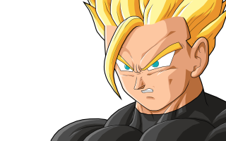 Cartoon man blonde hair blue - cell free wallpaper
