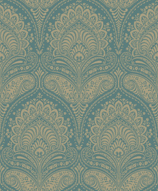 Blue beige leaves flowers lightgreen - a pattern of leaves free wallpaper