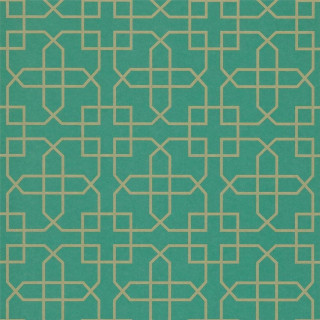 Green beige pattern white outline - green background free wallpaper