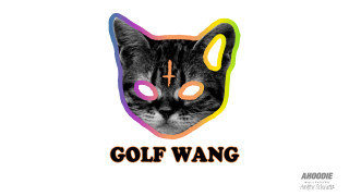 Cat cross golf wang image - sticker free wallpaper