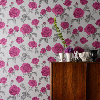 Flower pattern wall vase cabinet - a wall free wallpaper