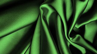 Green fabric soft surface folds - soft free wallpaper