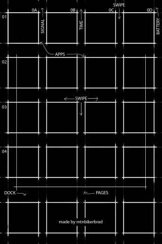 Black white grid lines height - minimalism free wallpaper