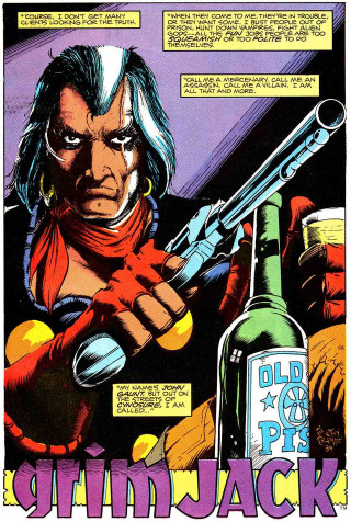 Woman gun wine comic book - alan davis free wallpaper