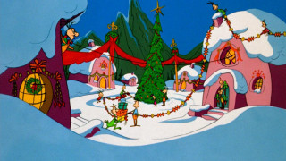 Christmas village cartoon tree santa - regionalism free wallpaper