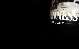 Guinness bottle dark light black - romanesque free wallpaper