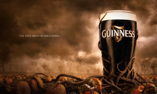 Guinness beer pumpkin patch dark - a dark sky free wallpaper