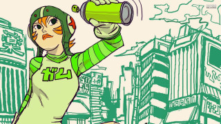 Woman green hat cup cyberpunk - underground comix free wallpaper