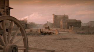 Wagon parked house building distance - a wagon free wallpaper