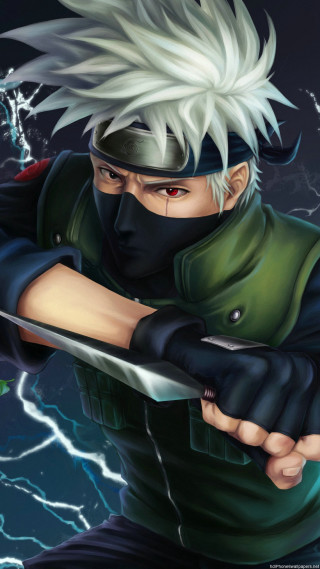 Man white hair sword lightning - andrew law free wallpaper