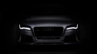 Black car dark headlights spotlight - its headlight free wallpaper