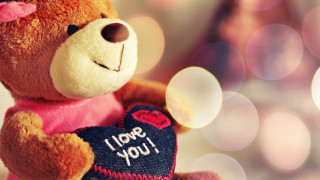 Teddy bear heart spoil i - a heart free wallpaper
