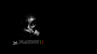 Gasmask phaboy darkroom redwhite sign - a gas mask free wallpaper