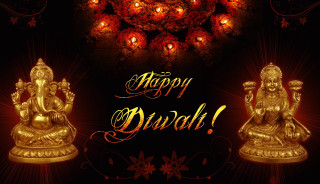 Happy diwali greeting golden gandap - happy free wallpaper