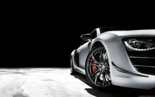 White sports car dark room 9 - dark free wallpaper
