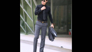 Man black shirt tie suitcase - andrew law free wallpaper
