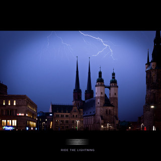 Lightning city night castle gothic - night time free wallpaper