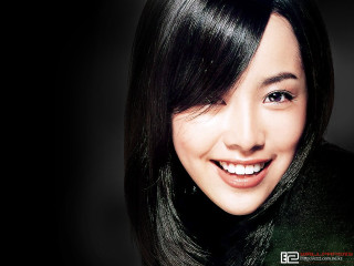 Woman black hair smiling black - cheerful free wallpaper