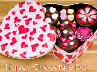 Heart shaped box chocolate cupcakes - box free wallpaper