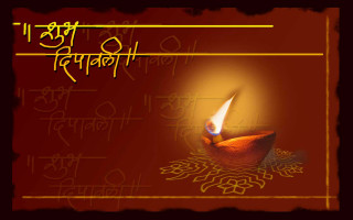 Lit candle message background says - free new year wallpaper