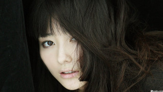 Woman long hair blue eyes 79 - the wind free wallpaper