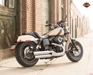 Motorcycle parked street building door - the side of a street next free wallpaper