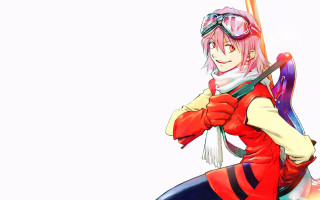 Woman sword red outfit white - holding free wallpaper