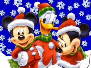 Mickey minnie christmas hats sweaters - pixar and disney animation free wallpaper