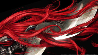 Red haired woman long hair - woman free wallpaper
