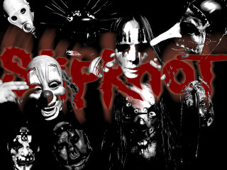 Clown faces masks group people - their face free wallpaper