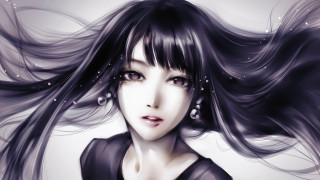 Woman long hair artistic photo - this artistic photo free wallpaper