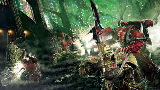 Group people forest sword red - their hand and a man free wallpaper