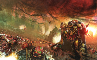 Warhammerer attack battle scene flames - alex horleyorlandelli free wallpaper