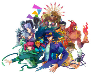 Anime characters white background group - neofauvism free wallpaper