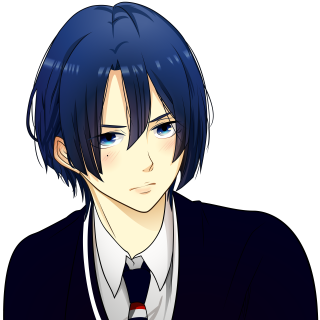 Man blue hair suit tie - a suit free wallpaper