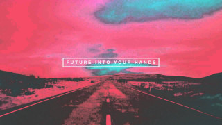 Road pink sky white sign - a white sign free wallpaper