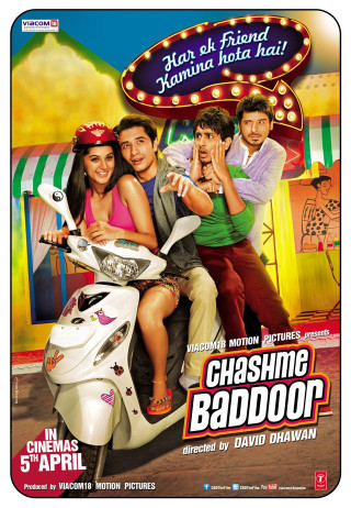 Chashme baddoor movie poster man - a man and woman free wallpaper