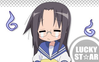 Cartoon character long hair glasses - lucky free wallpaper