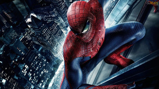 Spider man city cityscape background 4 - marvel comic free wallpaper for desktop