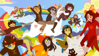Cartoon people cats fun group - bauhau free wallpaper