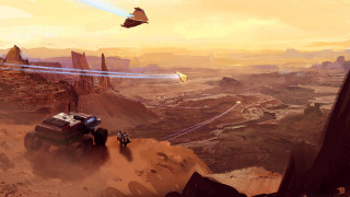 Desert vehicle plane man dirt - a dirt road free wallpaper for desktop